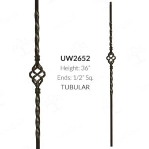 Knee Wall-14″ Single Basket Baluster