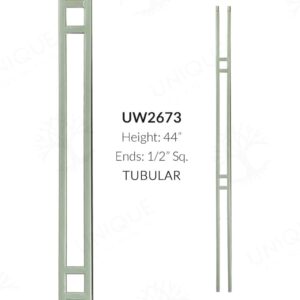 SKINNY SQUARE PANEL 1/2″ BALUSTER