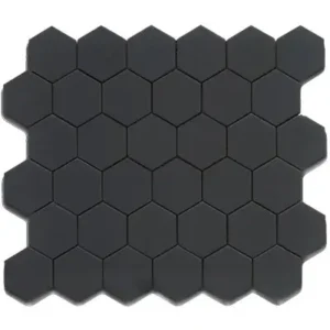 Cc Mosiacs - White Matte - Hexagon  (1×1)