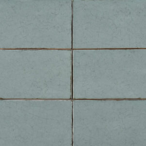 Maiolica - Aqua Crackled  - 3"X12"